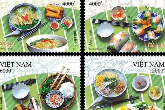 Việt Nam phát hành tem bưu chính về các món ngon được thế giới vinh danh