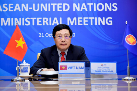 Hội nghị Bộ trưởng Ngoại giao ASEAN - Liên Hợp Quốc: 
Việt Nam là tiêu biểu về năng lực dẫn dắt, điều phối ASEAN