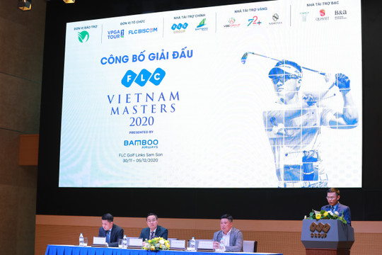 FLC Vietnam Masters 2020 presented by Bamboo Airways có tổng giải thưởng 1 tỷ đồng