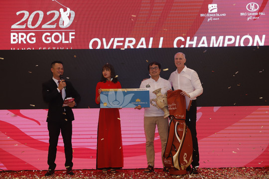 Golfer Nguyễn Tiến Sỹ vô địch giải BRG Golf Hanoi Festival 2020
