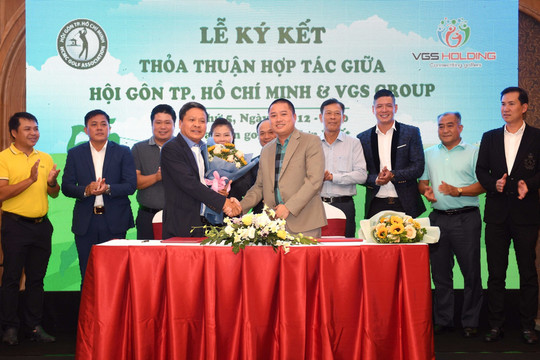 Hội golf TP. Hồ Chí Minh ký kết hợp tác chiến lược cùng VGS Group