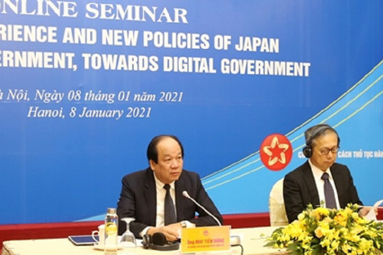 Nhật Bản tiếp tục hỗ trợ Việt Nam trong phát triển CPĐT, hướng tới Chính phủ số