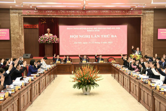 Hà Nội: Ban Chấp hành Đảng bộ thành phố thống nhất cao Dự thảo Chương trình công tác năm 2021 