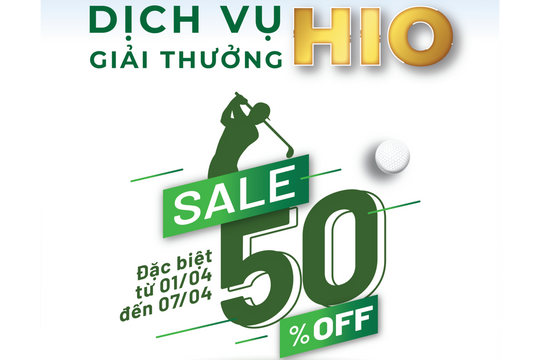 VGS Sport mở gian hàng bán trực tiếp gói Dịch vụ giải thưởng HIO tại sân golf Long Biên