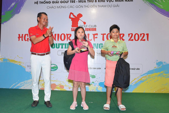 Nguyễn Tuấn Anh, Võ Bảo Trâm vô địch outing tháng 3 của HGA-Junior Golf Tour
