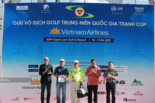 Kết quả chung cuộc giải Vô địch golf Trung niên Quốc gia tranh cúp Vietnam Airlines