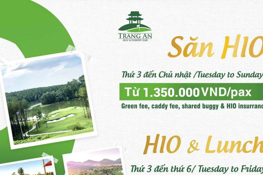 Trang An Golf & Country Club trở thành sân golf thứ 4 triển khai chương trình khuyến mại của VGS Sport