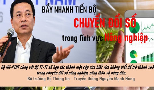 Đẩy nhanh tiến độ chuyển đổi số trong lĩnh vực nông nghiệp