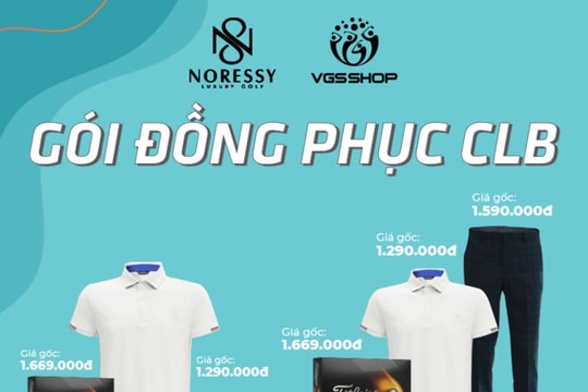 Dành cho các CLB: Mua đồng phục Noressy, tặng bóng Titleist chỉ có tại VGS Shop