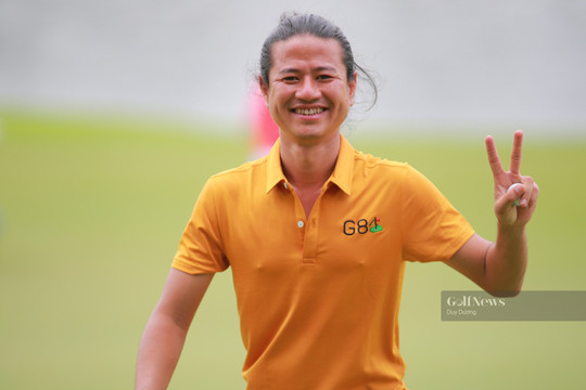 Golfer Bùi Mạnh Cường trúng 400 triệu từ Dịch vụ giải thưởng HIO của VGS Sport