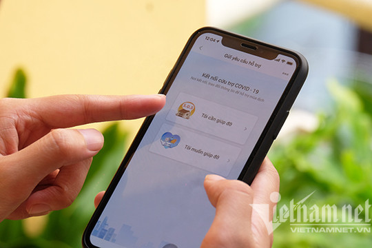 Người dân Hà Nội có thể dùng app để xin giúp đỡ về y tế, lương thực