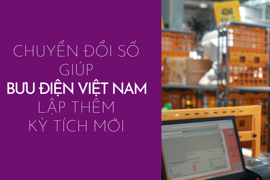Chuyển đổi số giúp Bưu điện Việt Nam lập thêm kỳ tích mới