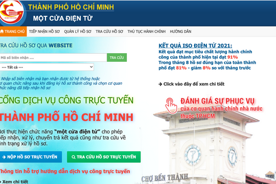 TP. Hồ Chí Minh giảm 50% lệ phí dịch vụ công trực tuyến mức độ 3, 4