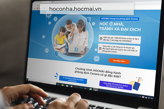 HOCMAI tặng miễn phí giải pháp toàn diện phục vụ giảng dạy trực tuyến 