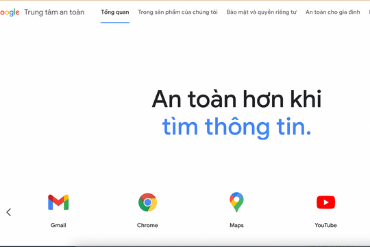 Ra mắt Trung tâm an toàn Google dành cho người Việt Nam