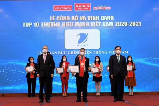 VNPT lọt top 10 thương hiệu mạnh Việt Nam 2020 - 2021