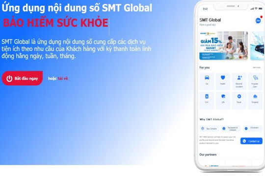 SMT Global - ứng dụng nội dung số cho lĩnh vực bảo hiểm và tài chính