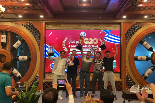 Golfer Lê Minh Khôi giành best Net giải golf "G20 & những người bạn"