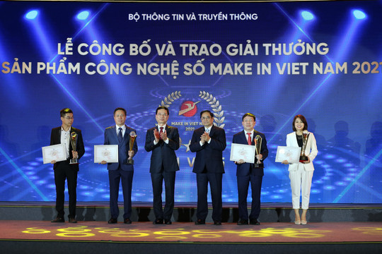 “Make in Viet Nam 2021”: Giải Vàng gọi tên Cốc Cốc, Azota, Viettel Post, VNPT