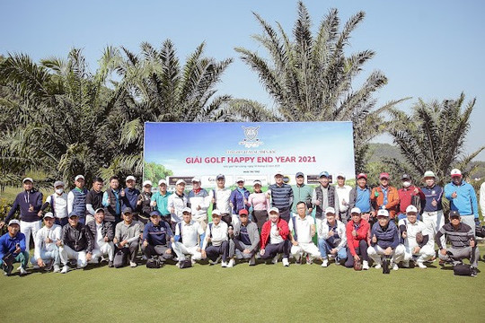Giải golf Happy End Year 2021 thành công rực rỡ trên sân golf Yên Dũng