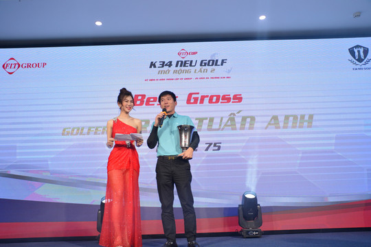 Đánh 75 gậy, golfer Trần Tuấn Anh vô địch giải FIT Cup K34 NEU Golf mở rộng lần 2
