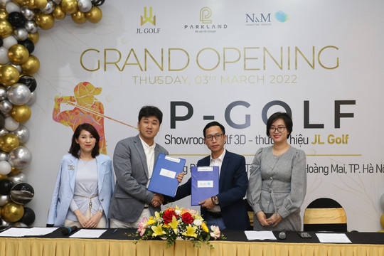 JL Golf khai trương sân tập golf 3D tại Trương Định Plaza, Hà Nội