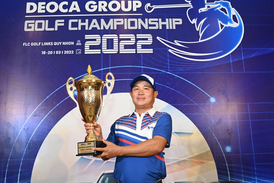 Golfer Mai Đức Thủy vô địch DeoCa Group Golf Championship 2022