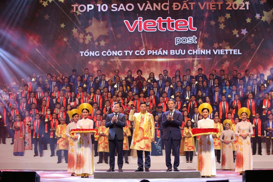 Doanh nghiệp logistics duy nhất lọt Top 10 Sao Vàng Đất Việt 2021