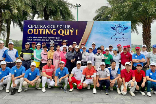 Golfer Nguyễn Trang Nhung ghi HIO tại outing Quý I Ciputra Golf Club