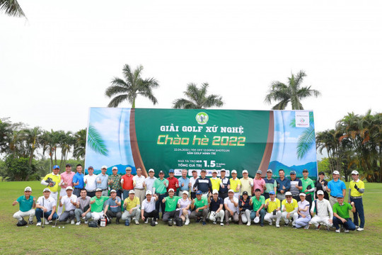 CLB Golf Xứ Nghệ tổ chức giải chào Hè 2022