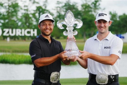 Xander Schauffele và Patrick Cantlay lập kỷ lục tại Zurich Classic of New Orleans