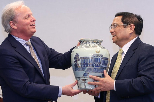 Thủ tướng mời doanh nghiệp Mỹ đầu tư vào năng lượng, chuyển đổi số Việt Nam
