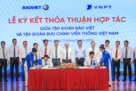 VNPT hợp tác với Bảo Việt, Vietinbank xây hệ sinh thái tài chính số toàn diện