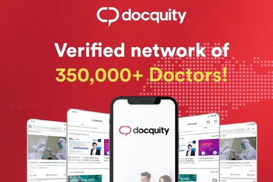 Nền tảng kết nối bác sĩ Docquity huy động được 44 triệu USD để tăng quy mô
