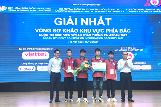 Thắng vòng sơ khảo thi sinh viên với ATTT 2022, Học viện Kỹ thuật mật mã dự thi Cyber SEA Game tại Thái Lan