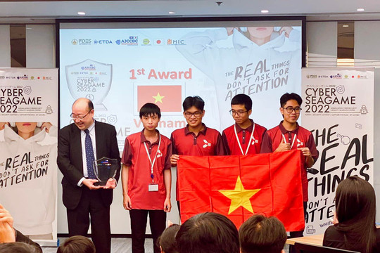 Việt Nam vô địch cuộc thi Cyber SEA Game 2022 sau 7 năm