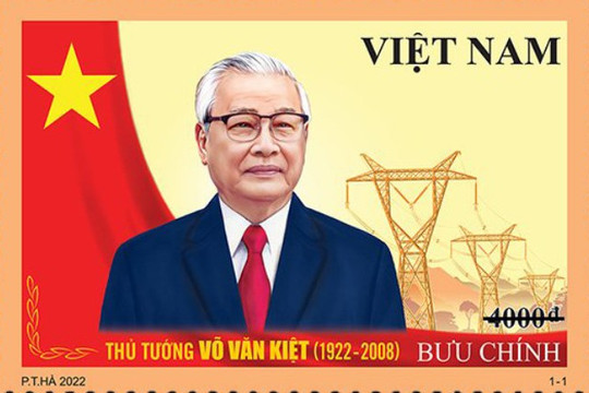 Phát hành đặc biệt bộ tem kỷ niệm 100 năm sinh Thủ tướng Võ Văn Kiệt