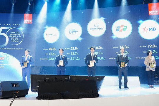 FPT được vinh danh Top 50 công ty kinh doanh hiệu quả nhất Việt Nam trong 11 năm liên tiếp