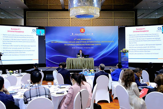Hội thảo ARF lần thứ tư bàn hướng giải quyết các thách thức liên quan đến biển và đại dương.