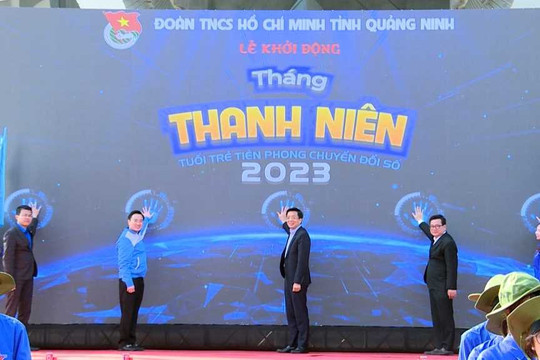 Tuổi trẻ Bộ TT&TT và tỉnh Quảng Ninh ra quân Tháng Thanh niên 2023: “Tuổi trẻ tiên phong chuyển đổi số”