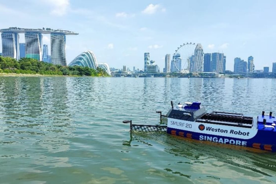 Singapore công bố các dự án 5G mới trong sản xuất xe điện, làm sạch sông