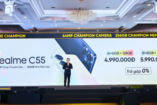Mở bán smartphone realme C55 tại Việt Nam