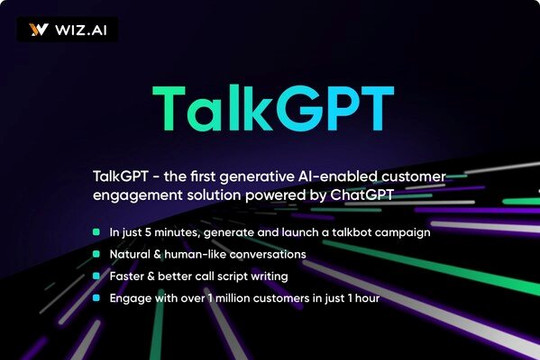 TalkGPT có thể tương tác với hơn 1 triệu khách hàng chỉ trong 1 giờ 
