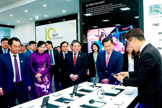 Samsung đóng góp quan trọng cho phát triển ngành công nghiệp điện tử Việt Nam