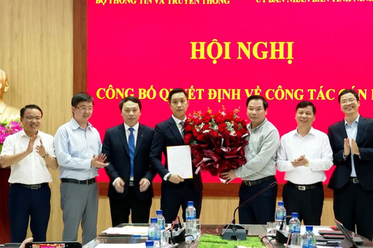 Biệt phái cán bộ Cục CĐS Quốc gia làm Phó Giám đốc Sở TT&TT Ninh Bình