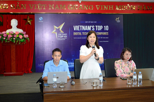 Thêm 4 lĩnh vực mới của TOP 10 DN công nghệ số xuất sắc Việt Nam 2023