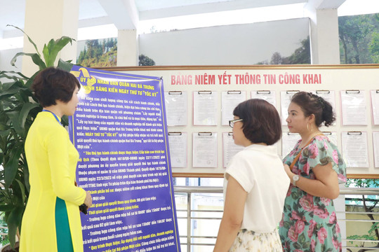Những mô hình tiêu biểu về cải cách hành chính tại Thủ đô Hà Nội