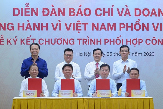Báo chí và doanh nghiệp hợp lực vì Việt Nam văn minh, thịnh vượng