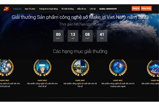 Giải thưởng Make In Viet Nam 2023: Nơi sức mạnh số hội tụ để toả sáng