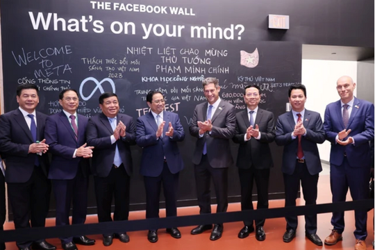 Thủ tướng Phạm Minh Chính thăm các công ty công nghệ hàng đầu Hoa Kỳ và thế giới
